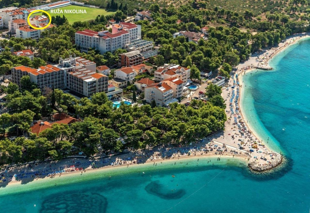 Ruza&Nikolina "1" Apartmani - Baška Voda Exteriér fotografie