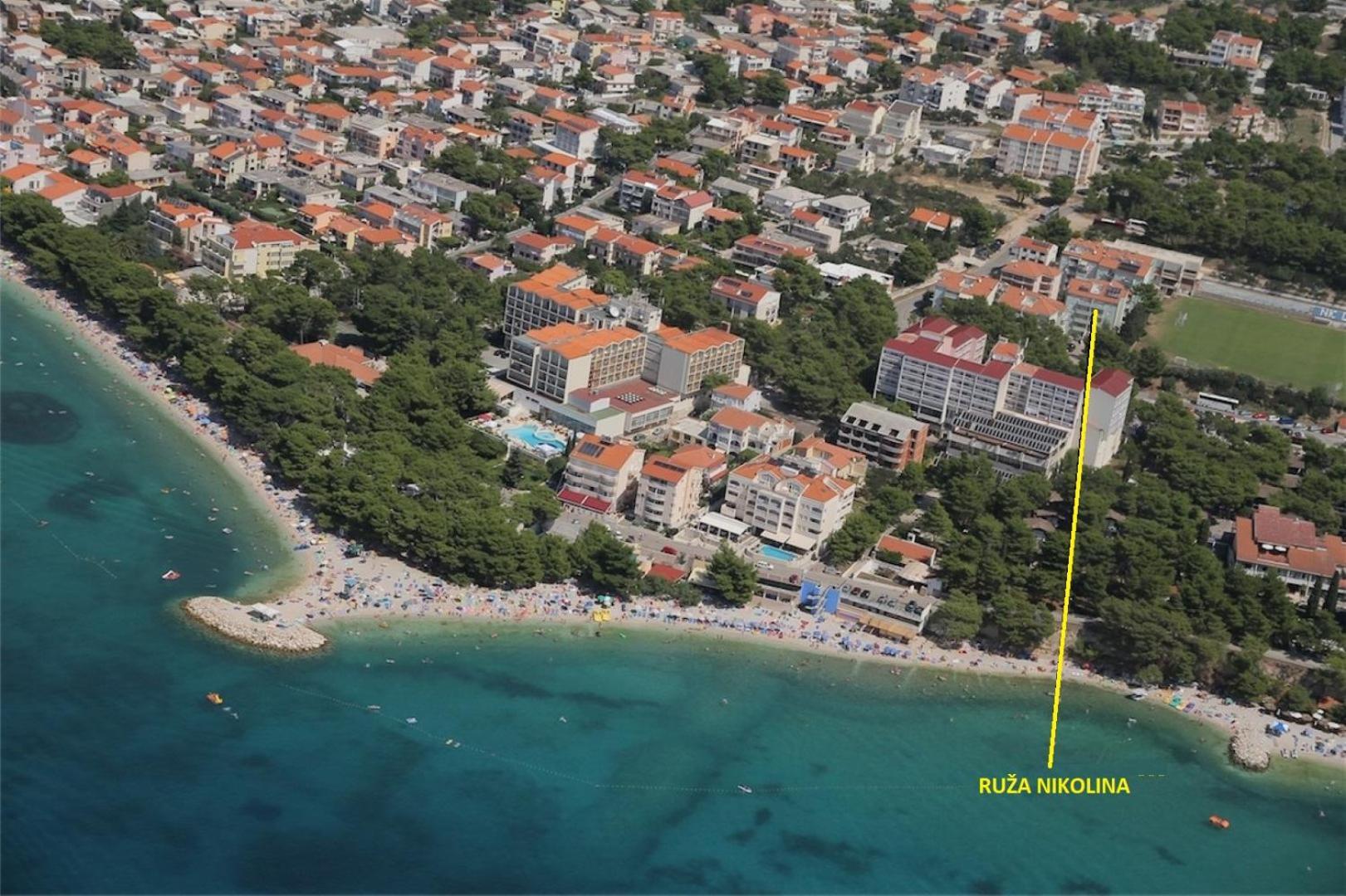 Ruza&Nikolina "1" Apartmani - Baška Voda Exteriér fotografie